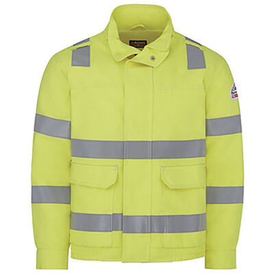 Flexothane Hi Viz Quad Jacket Yellow & Navy 2XL