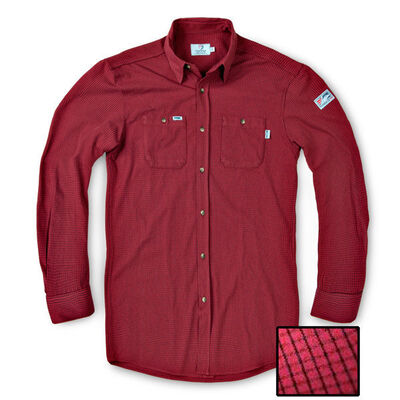 Tyndale Men's FRMC Tattersall Chambray Plaid FR Work Shirt