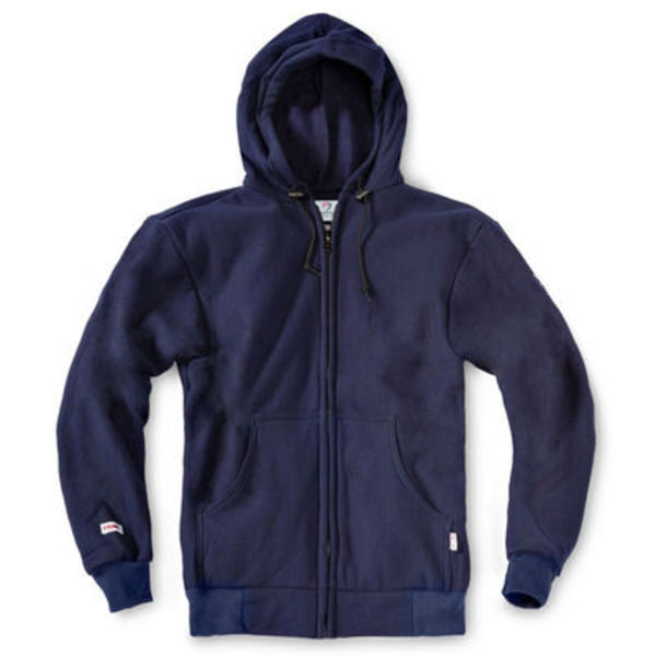 Zipper front top hooded sweatshirt