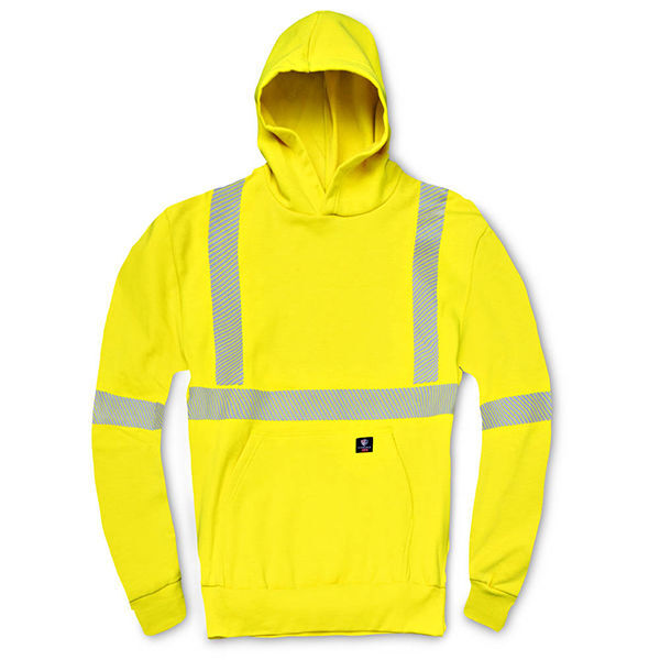 Buy Tyndale Workwear Hi Vis Pullover FR Hooded Sweatshirt for USD