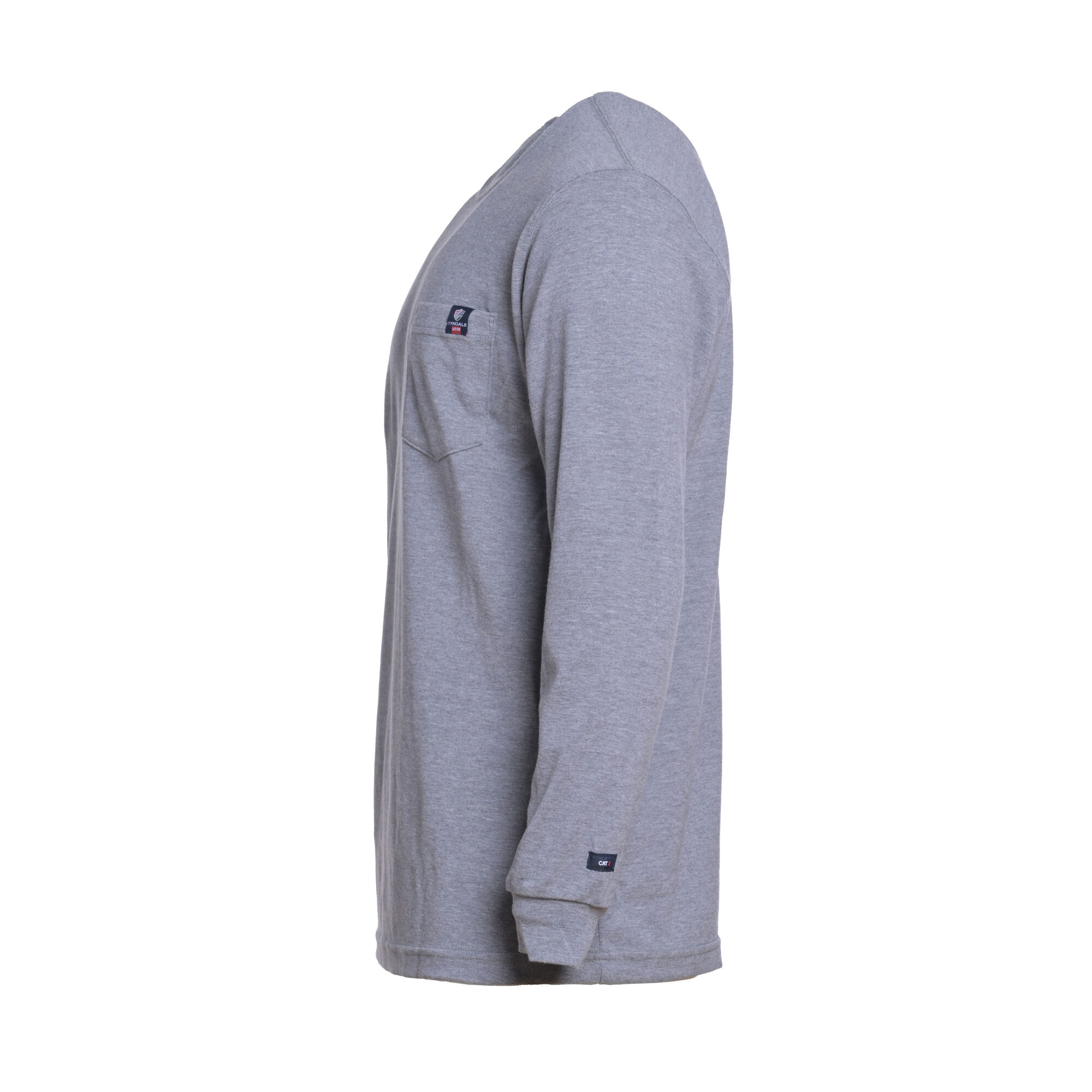 Buy Tyndale Men's FRMC Interlock Long Sleeve FR T-Shirt | Tyndale FRC
