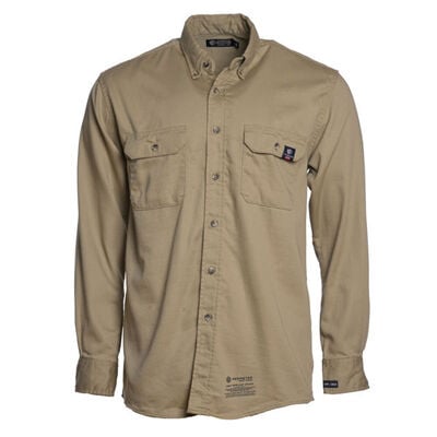 Tyndale Long Sleeve Button Down FR Work Shirt With Tick & Insect Repellent