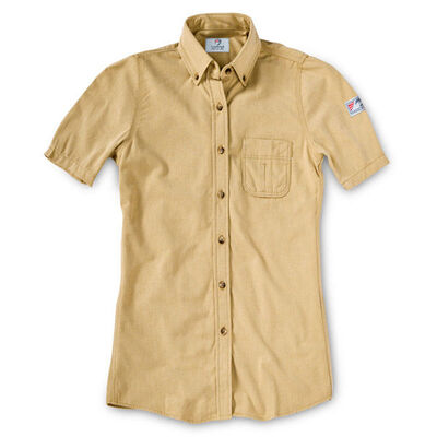 Tyndale Women's FRMC Short Sleeve FR Button Down Shirt