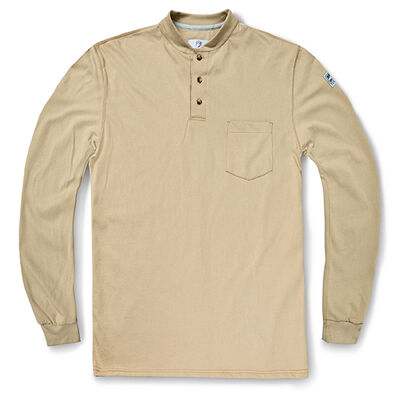 Tyndale Long Sleeve FR Henley Shirt