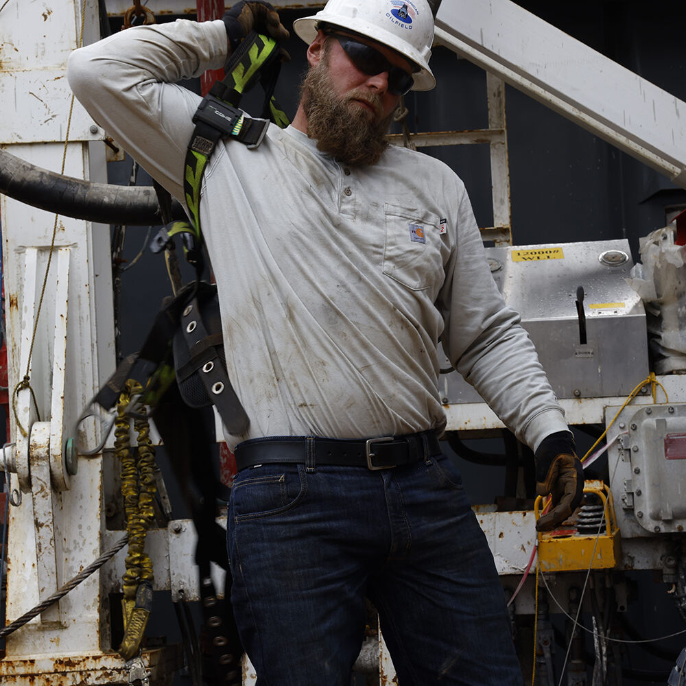 Carhartt Force™ Long-Sleeve FR Henley Shirt