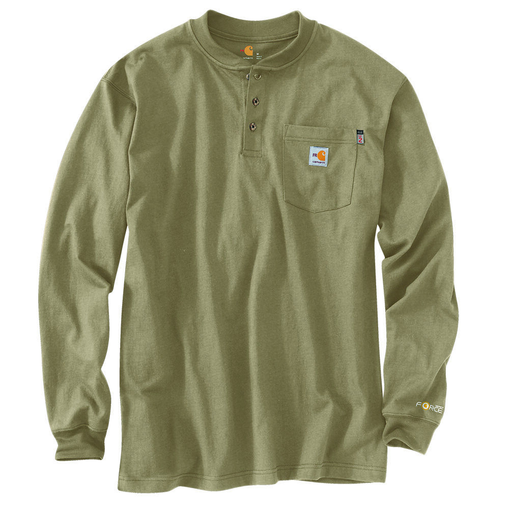 Buy Carhartt Force™ Long-Sleeve FR Henley Shirt for USD