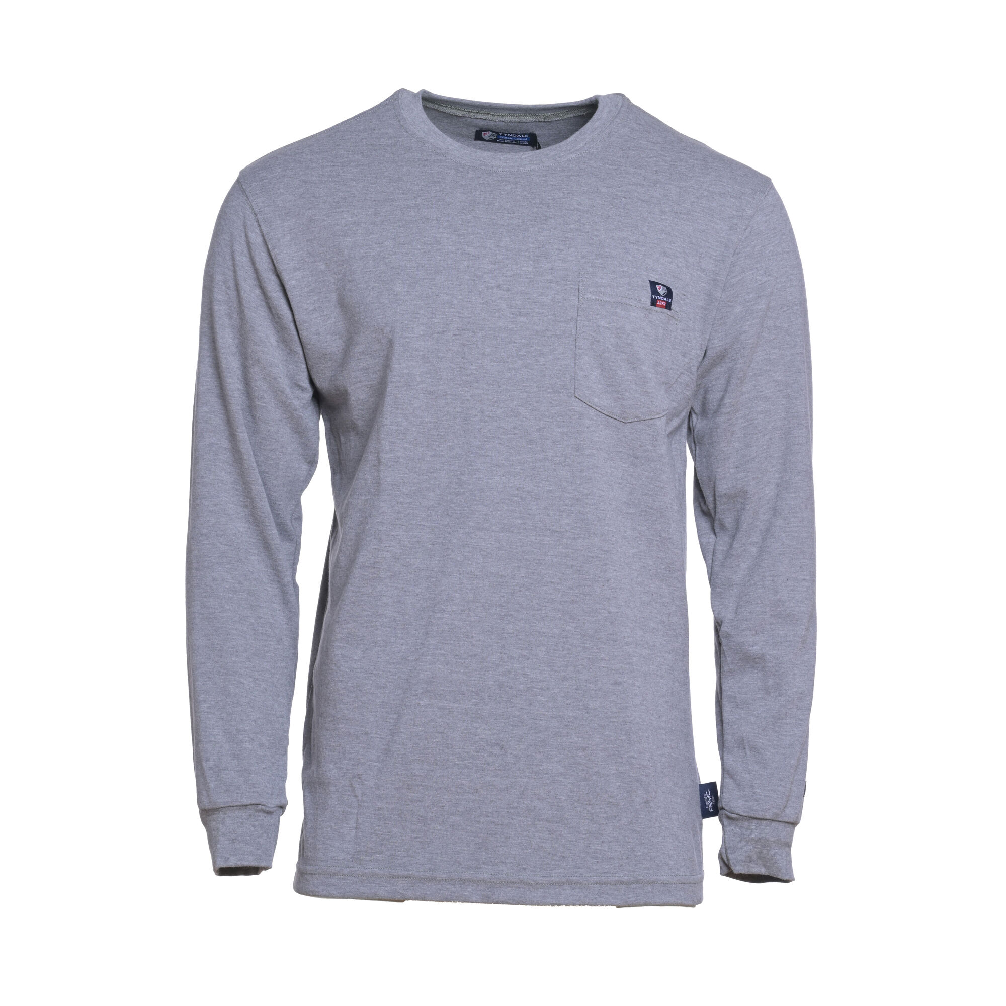 Buy Tyndale Men's FRMC Interlock Long Sleeve FR T-Shirt | Tyndale FRC
