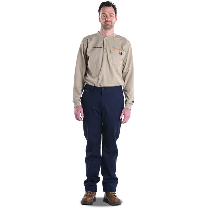 Tan Top Navy Bottom Set 2, , large image number 0