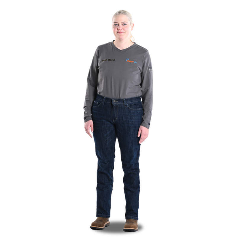 Gray Top Jeans Set 5, , large image number 0