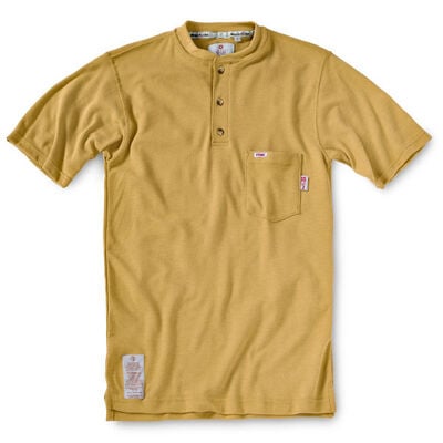 Tyndale Men's FRMC Short Sleeve Classic FR Henley Shirt