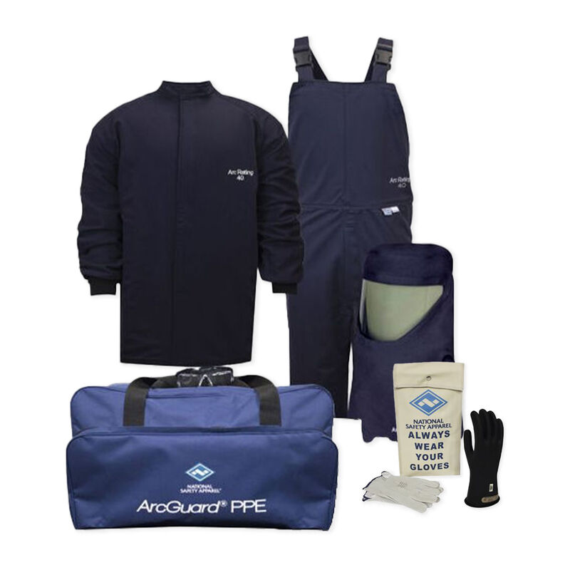 NSA 40 Cal Arc Flash Kit With Class 0 Gloves, , large image number 0