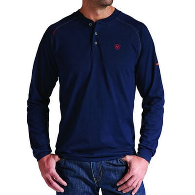 Ariat Long Sleeve FR Work Henley Shirt