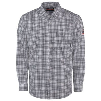 Bulwark FR Flex Knit Plaid Button Down Shirt