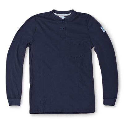 Tyndale Women's Long Sleeve FR Henley Shirt