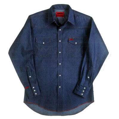Wrangler Western Denim Long Sleeve FR Shirt