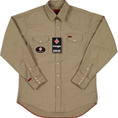Wrangler Long Sleeve Snap Front FR Shirt