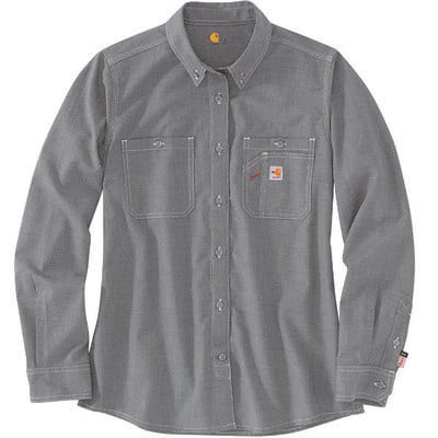 Carhartt Women's Long Sleeve Button Down Front Force Shirt