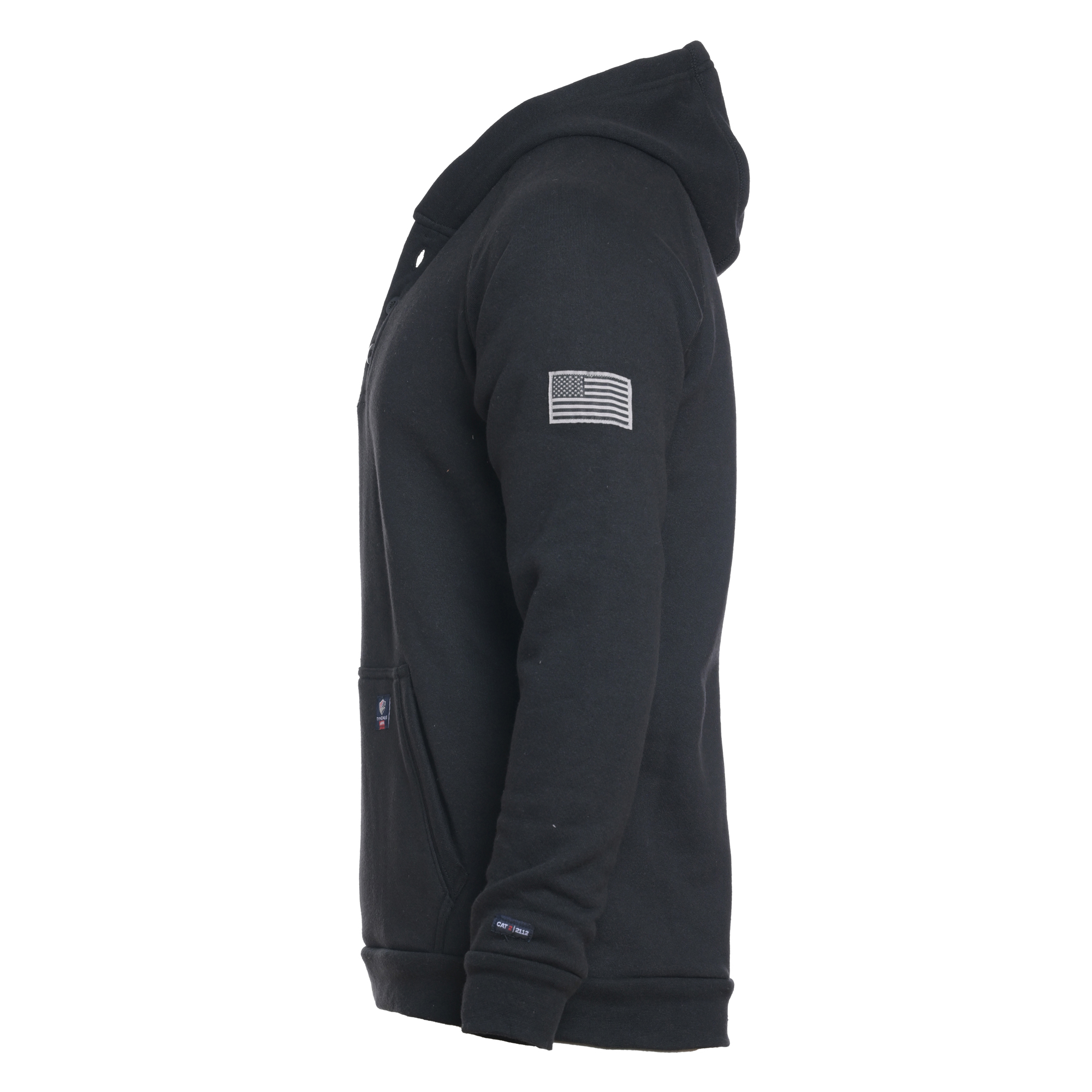 Buy Tyndale Versa Three Button FR Sweatshirt With Hood for USD